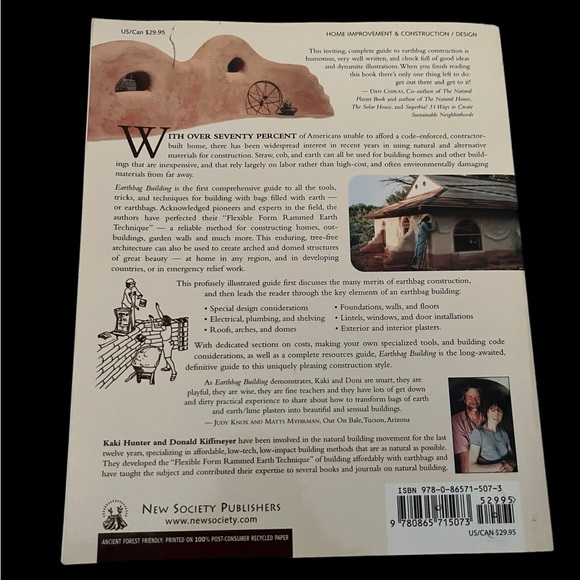 Earthbag Building The Tools, Tricks and Techniques SC Mother Earth News 2004 - Picture 3 of 14